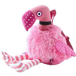 NEW! GUND Flamingo Plush Backpack